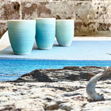 Greece Collection: Paros Makria Miti Beach Linen Tea towel
