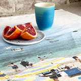 Images from Italy: Taormina Lido La Pigna Linen Tea Towel