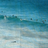 Tea towel Weekend Line Up, Tamarama Beach