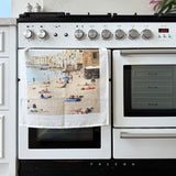 Images from Italy: Afternoon at Cefalu Linen Tea Towel