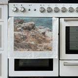 Greece Collection: Paros Swim Linen Tea Towel