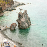 Images from Italy: Salina Spiaggia Dello Scario Linen Tea Towel