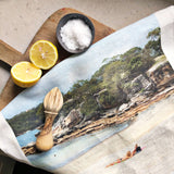 Tea towel Balmoral Sunbathers