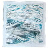French Silk Scarf in Emerald Sea