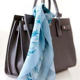 French Silk Scarf in Emerald Sea