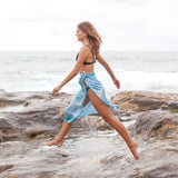 Large Square Silk Scarf Tamarama Midday