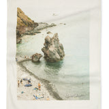 Images from Italy: Salina Spiaggia Dello Scario Linen Tea Towel