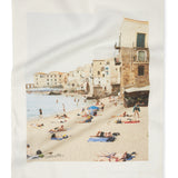 Images from Italy: Afternoon at Cefalu Linen Tea Towel