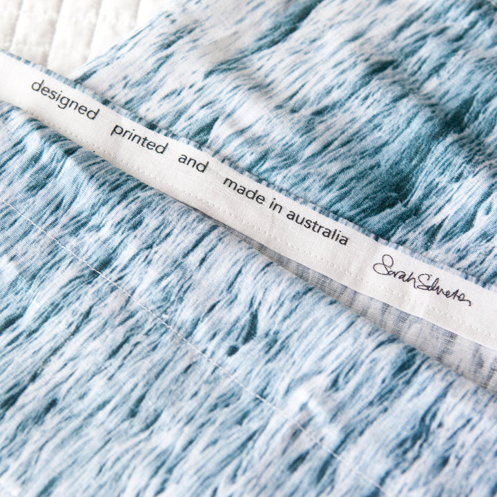 Linen Pillow Case in Ripples