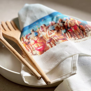 Tea towel, The Starting Line, Bondi Beach